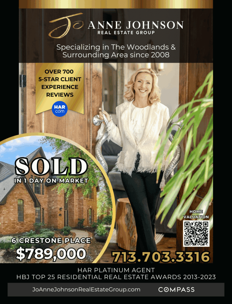 Real estate advertisement featuring sold property